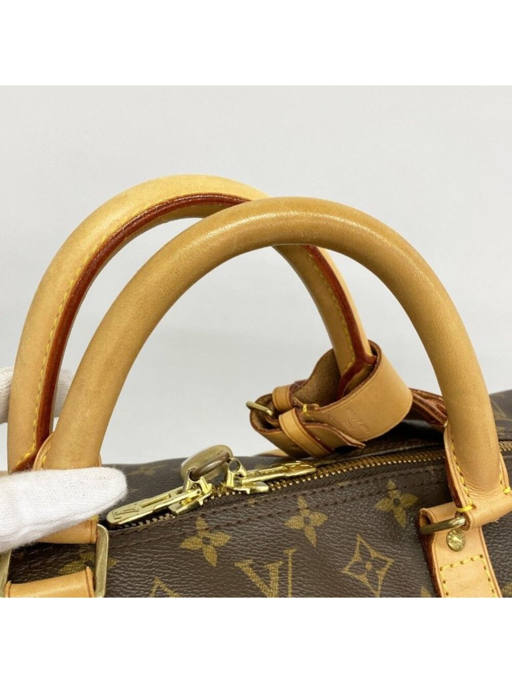 Louis Vuitton Boston Bag Monogram Keepall 60 Brown - Picture 9 of 10